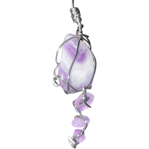 Spiral of Serenity - Amethyst Necklace