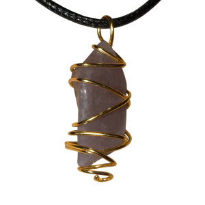 Amethyst Spiral Necklace - Fish Lake Collection