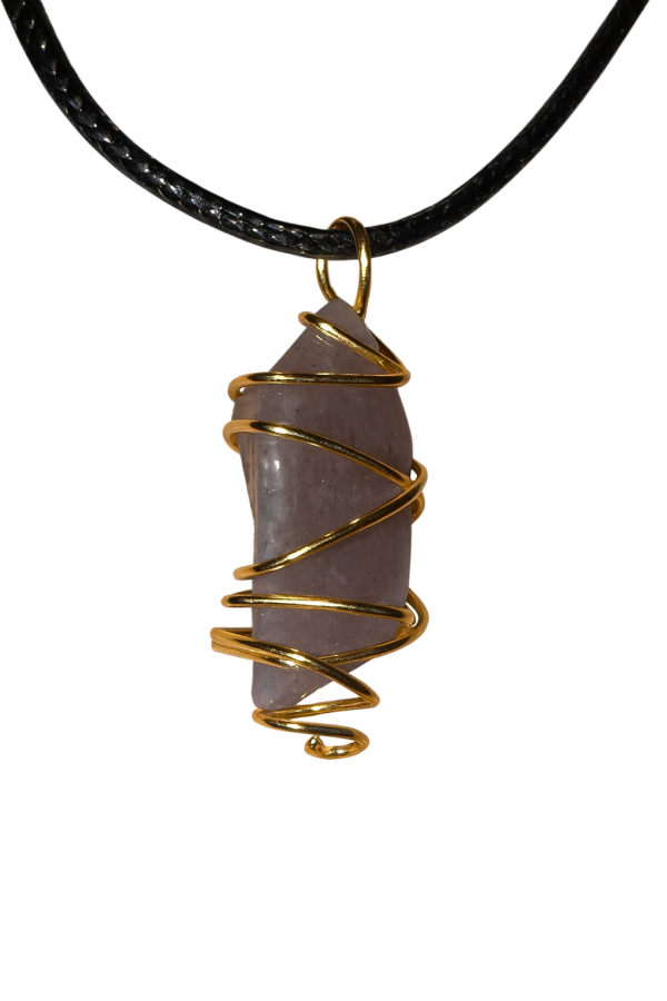 Amethyst Spiral Necklace - Fish Lake Collection