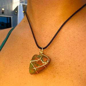 Unakite Balance Necklace - Fish Lake Collection