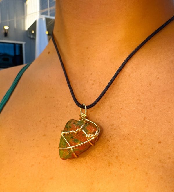 Unakite Balance Necklace - Fish Lake Collection